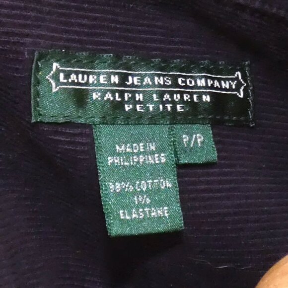 Ralph Lauren Jeans Company Vintage Eggplant Corduroy Button Up Jacket - Picture 7 of 7